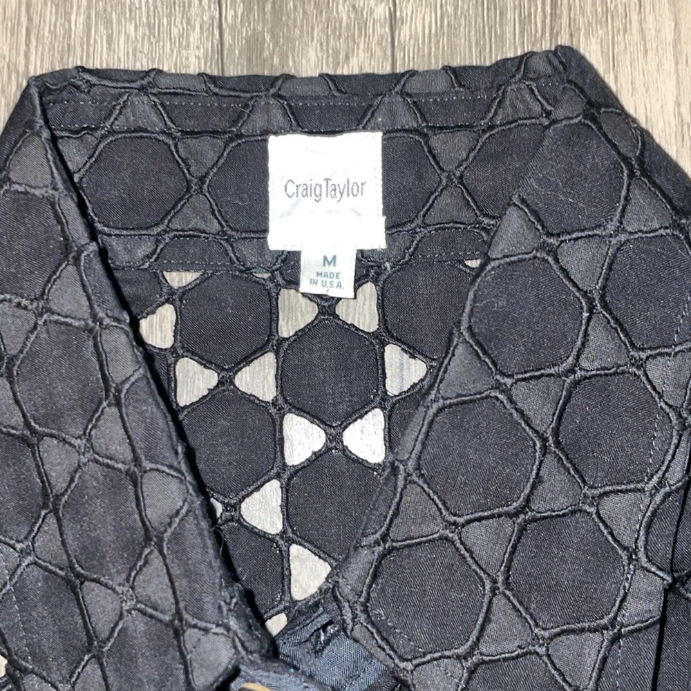 Craig Taylor Button Down Blouse - Medium Woman’s … - image 4